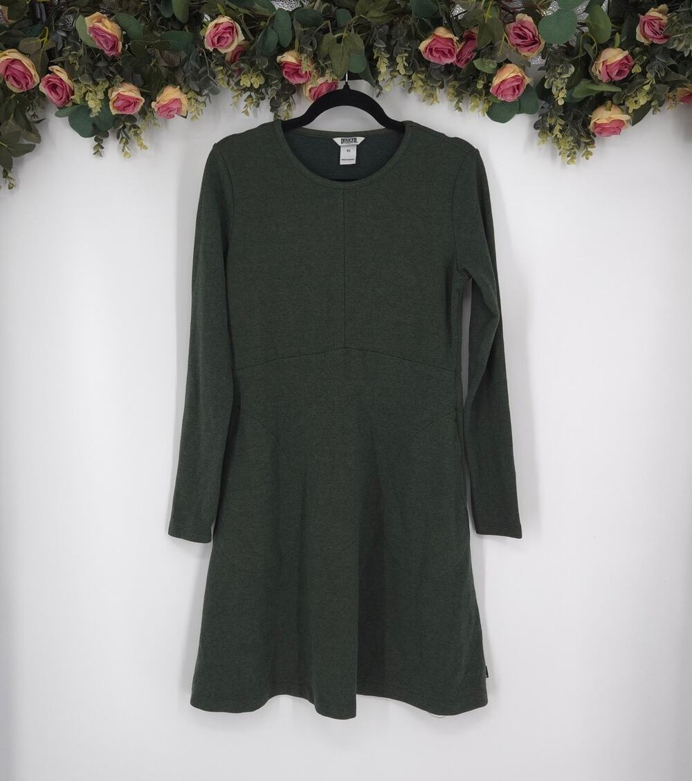 Duluth Dark Green Long Sleeve Dress Size XS